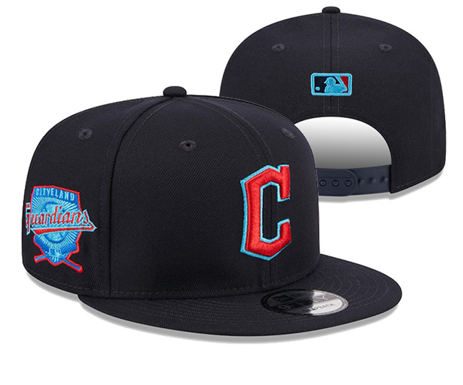 Cleveland Guardians Stitched Snapback Hats 0016